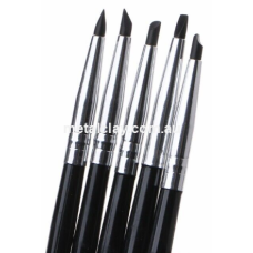 Silicone Clay Shaping/Sculpting Tools x 5 firm tip small